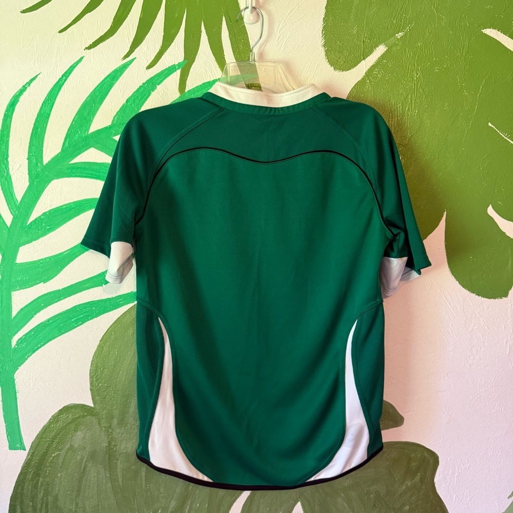 Puma Medium Green Ireland Rugby Jersey with O2 Logo - Picture 3 of 6